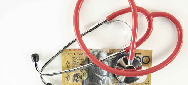 A fifty dollar note and a stethoscope
