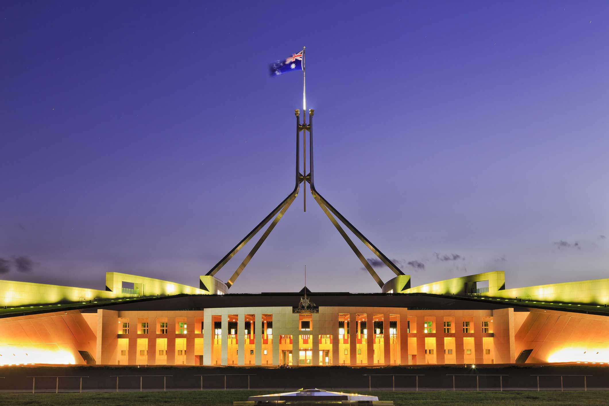 An image of the Australian Parliament House